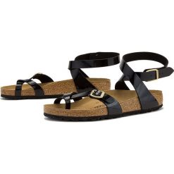 Birkenstock Yara 1005163. Sandały damskie Birkenstock, w paski, ze skóry, street, bez obcasa, z paskami. W wyprzedaży za 199,99 zł.