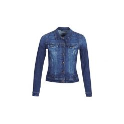 Kurtki jeansowe Esprit VOIRILOLU. Niebieskie kurtki damskie Esprit, s, bez wzorów, z jeansu, bez kaptura. Za 259,00 zł.