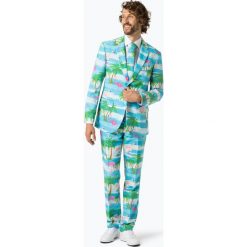 Garnitury: OppoSuits – Garnitur męski z krawatem, niebieski