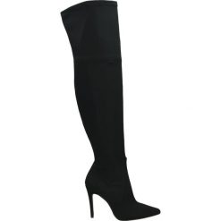 Kozaki - 4206 LYC NERO. Czarne buty zimowe damskie marki Venezia, z materiału, na obcasie. Za 399,00 zł.