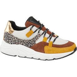 Sneakersy damskie 5th Avenue brązowe. Pomarańczowe sneakersy damskie 5th Avenue, ze skóry. Za 191,00 zł.