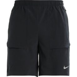 Nike Performance SHIELD RUN DIVISION Krótkie spodenki sportowe black/reflective silver. Czarne spodenki sportowe męskie marki Gore Wear, z elastanu, sportowe. Za 369,00 zł.