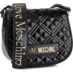 Torebka LOVE MOSCHINO - JC4006PP1ALA0000 Nero. Czarne listonoszki damskie Love Moschino, bez wzorów, ze skóry ekologicznej, bez dodatków. W wyprzedaży za 519,00 zł.
