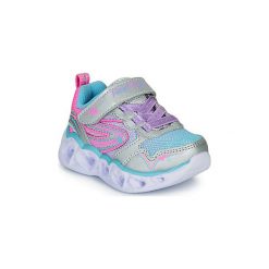 Buty Dziecko Skechers HEART LIGHTS. Szare trampki dziewczęce Skechers, bez wzorów, bez zapięcia. Za 199,00 zł.