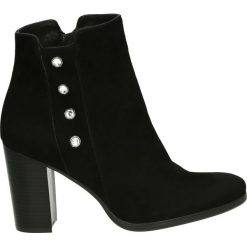 Botki - 1031 CAM NERO. Czarne botki damskie marki Venezia, ze skóry. Za 279,00 zł.