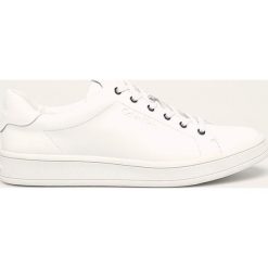 Calvin Klein - Buty. Białe sneakersy damskie Calvin Klein, ze skóry. W wyprzedaży za 379,90 zł.