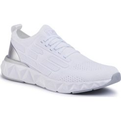 Sneakersy EA7 EMPORIO ARMANI - X8X048 XK113 00175 White/Silver. Białe półbuty dziewczęce EA7 Emporio Armani, na sznurówki. Za 889,00 zł.