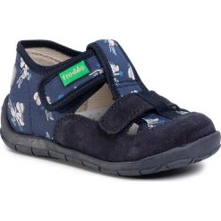 Kapcie FRODDO - G1700249-6 Blue. Niebieskie sandały chłopięce Froddo, ze skóry. Za 159,00 zł.
