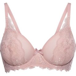 Biustonosz bonprix pudrowy. Różowe biustonosze bonprix, bez wzorów, z koronki. Za 59,99 zł.