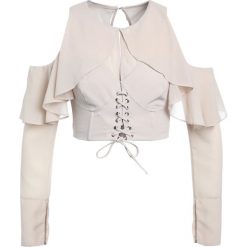 Bluzki damskie: Lavish Alice OVERLAY CORSET CROP Bluzka nude