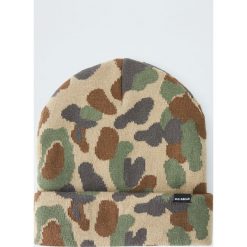 Czapka moro. Szare czapki męskie marki Pull&Bear, moro, z dzianiny. Za 59,90 zł.