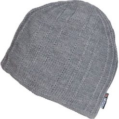 Capu Czapka zimowa 4047-D Grey. Szare czapki męskie Capu, na zimę, bez wzorów, z materiału. W wyprzedaży za 31,00 zł.
