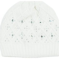 Czapka damska Shiny winter biała. Białe czapki zimowe damskie Art of Polo. Za 69,13 zł.