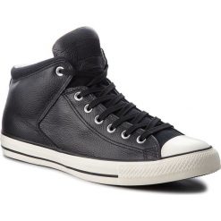 Trampki CONVERSE - Ctas High Street Hi 157472C Black/Black/Egret. Czarne trampki męskie marki Converse, na co dzień, ze skóry, street. W wyprzedaży za 219,00 zł.