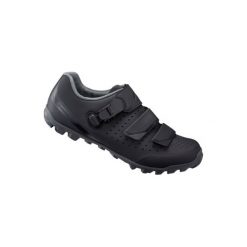 Buty rowerowe SHIMANO SH-ME301WL1 Czarny (rozmiar 39). Czarne buty sportowe damskie Shimano, w paski, ze skóry, sportowe, rowerowe. Za 349,99 zł.