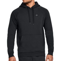 UNDER ARMOUR RIVAL FLEECE HOODIE > 1320736-001. Bluzy męskie Under Armour, s, bez wzorów, z bawełny, street, z kapturem, bez rękawów, bez kaptura. Za 199,99 zł.