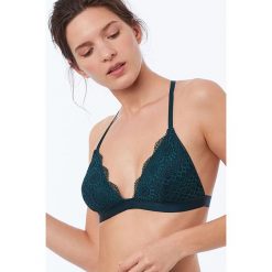Etam - Biustonosz Cosmos. Zielone biustonosze Etam, bez wzorów, z elastanu. W wyprzedaży za 69,90 zł.