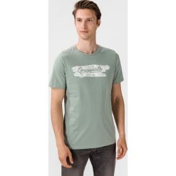Jack & Jones Torino Koszulka Zielony Szary. Szare podkoszulki męskie Jack & Jones, l, z nadrukiem, z bawełny, z krótkim rękawem. Za 57,95 zł.