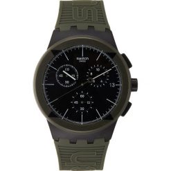 Swatch XDISTRICT Zegarek chronograficzny green. Zielone zegarki męskie marki Swatch. Za 439,00 zł.