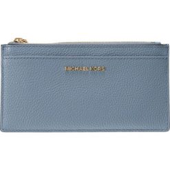 MICHAEL Michael Kors MONEY PIECES SLIM CARD CASE Portfel pale blue. Niebieskie portfele damskie marki MICHAEL Michael Kors. Za 359,00 zł.