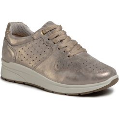 Sneakersy IMAC - 506560 Taupe/Beige 5597/013. Brązowe półbuty damskie Imac, na co dzień, bez wzorów, ze skóry, bez obcasa, na płaskiej podeszwie, bez zapięcia. Za 299,00 zł.