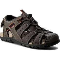 Sandały GEOX - U S.Strada B U6224B 00050 C6024 C.Kawowy. Brązowe sandały męskie skórzane Geox. W wyprzedaży za 249,00 zł.