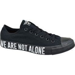 Converse Chuck Taylor All Star Ox 165382C 44 Czarne. Czarne buty sportowe damskie Converse, bez wzorów, z tkaniny, sportowe. W wyprzedaży za 289,99 zł.