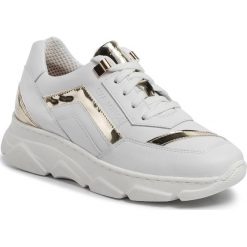Sneakersy EVA MINGE - EM-39-06-000405 626. Białe półbuty damskie Eva Minge, ze skóry ekologicznej. W wyprzedaży za 249,00 zł.