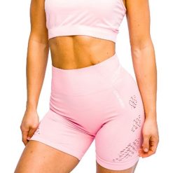 GymHero California Cute Shorts MILKSHAKE. Różowe szorty damskie Gymhero, m, bez wzorów. Za 99,99 zł.