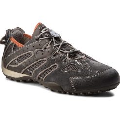 Półbuty GEOX - U Snake J U4207J 02214 C358 Dk Grey/Lt Grey. Szare półbuty męskie Geox, na co dzień, bez wzorów, ze skóry, klasyczne, bez zapięcia. W wyprzedaży za 309,00 zł.