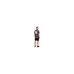 Koszulka piłkarska w stylu retro. Czarne t-shirty męskie Pull & Bear, m. Za 29,90 zł.