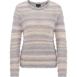 Sweter "Swayze" w kolorze szaro-jasnoróżowym. Szare swetry damskie Broadway NYC, xs, bez wzorów, ze splotem, bez rękawów, bez kaptura. W wyprzedaży za 129,95 zł.