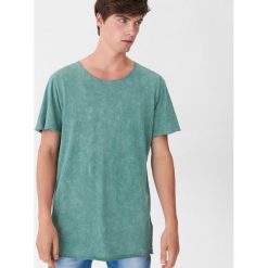 T-shirt w marmurkowy wzór - Turkusowy. Niebieskie t-shirty męskie House, s, bez wzorów, bez kołnierzyka. Za 49,99 zł.