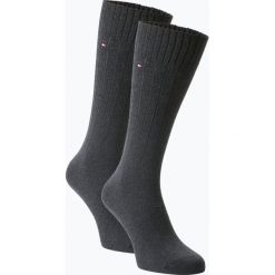 Tommy Hilfiger - Skarpety męskie pakowane po 2 szt., szary. Szare skarpetki męskie TOMMY HILFIGER, bez wzorów, z bawełny. Za 49,95 zł.
