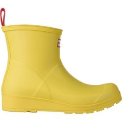 Hunter Kalosze Żółty. Żółte kalosze damskie Hunter, bez wzorów, z materiału. Za 378,95 zł.