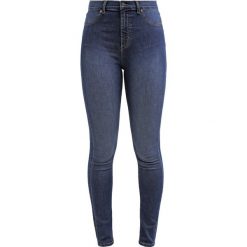Cheap Monday HIGH SPRAY Jeans Skinny Fit dim blue. Niebieskie jeansy damskie relaxed fit marki Cheap Monday, z bawełny. Za 209,00 zł.