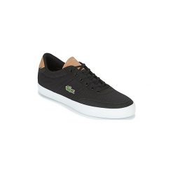Buty Lacoste COURT-MASTER 118 1. Czarne trampki męskie marki Lacoste, bez wzorów, bez zapięcia. Za 279,03 zł.