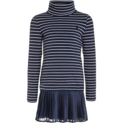 Odzież dziecięca: Polo Ralph Lauren STRIPE Sukienka z dżerseju newport navy/nevis