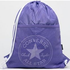 Converse - Plecak. Fioletowe plecaki damskie Converse, bez wzorów, z poliesteru. W wyprzedaży za 59,90 zł.