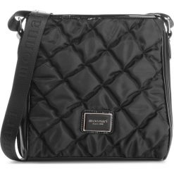Torebka MONNARI - BAGB321-020 Black. Czarne listonoszki damskie marki Monnari, z materiału, zdobione. W wyprzedaży za 169,00 zł.