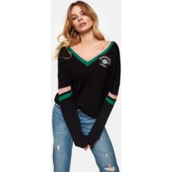 Sweter PLNY LALA Warszawska Lala 1. Czarne swetry damskie PLNY LALA, m, bez wzorów, klasyczne, bez rękawów, bez kaptura. Za 299,00 zł.
