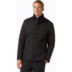 Barbour - Męska kurtka pikowana, czarny. Czarne kurtki męskie Barbour, m, bez wzorów, ze skóry, eleganckie, bez kaptura. Za 899,95 zł.