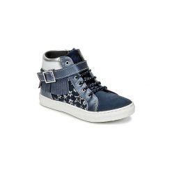 Buty Dziecko Citrouille et Compagnie HAYET. Niebieskie trampki dziewczęce Citrouille et Compagnie, bez wzorów, bez zapięcia. Za 119,40 zł.