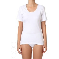 T-shirty damskie: T-shirt (3 szt.) w kolorze białym