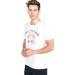 Jack & Jones Charles Koszulka Biały. Białe podkoszulki męskie m, z nadrukiem, z bawełny, krótkie. Za 88,95 zł.