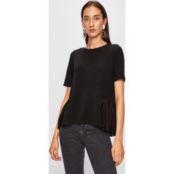 Only - T-shirt. Białe bluzki damskie ONLY, s, bez wzorów, z elastanu, z okrągłym kołnierzem. W wyprzedaży za 49,90 zł.