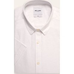 Only & Sons - Koszula. Koszule męskie Only & Sons, s, bez wzorów, z bawełny, klasyczne, z klasycznym kołnierzykiem, z krótkim rękawem. W wyprzedaży za 89,90 zł.