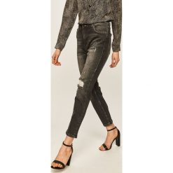 Answear - Jeansy. Szare jeansy damskie ANSWEAR, s, z podwyższonym stanem. Za 129,90 zł.
