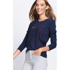 Bluzki damskie: Granatowa Bluzka Sweet Emotion