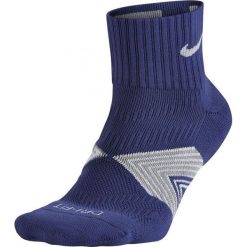 Skarpetki damskie: Nike Skarpety unisex Dri-Fit Cushioned fioletowo-szare r. 34-38